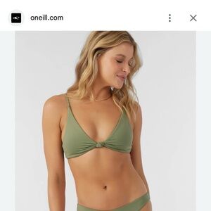 O’Neill bikini top. TOP ONLY. Size Medium/D Cup